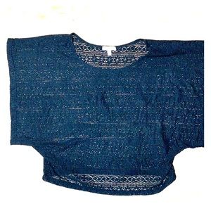 Gianni Black shrug top!